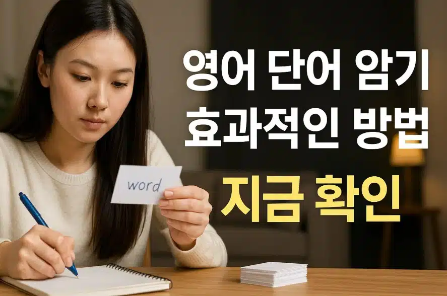 효과적인 단어 암기방법